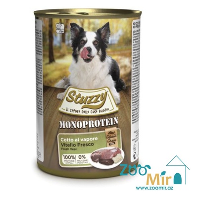 Stuzzy Monoprotein, влажный корм для собак всех пород с телятиной, 400 гр
