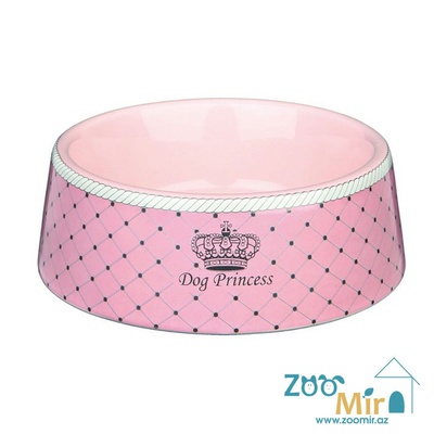 Trixie Dog Princess, керамическая миска для мелких пород собак, 0,18 л (розовая)