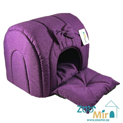 Zoomir “Violet”, модель "Туннель с боковой дверью" , для мелких пород собак и кошек, 40х30х34 см