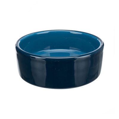 Trixie - керамическая миска для собак , 0.8 л/ø 16 см, синяя