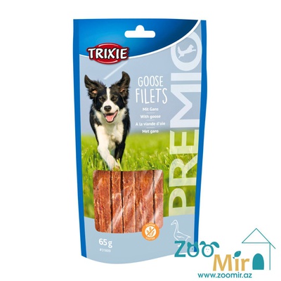 Trixie Premio Goose Filets, лакомство для собак с уткой, 65гр