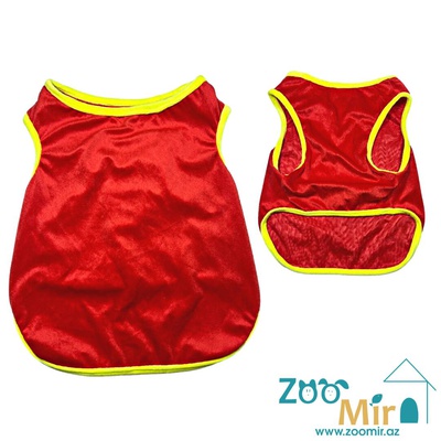 Tu, модель "Mayka", всесезонная одежда для малых пород собак, 5.1 - 6 кг (размер L) (цвет: красный)
