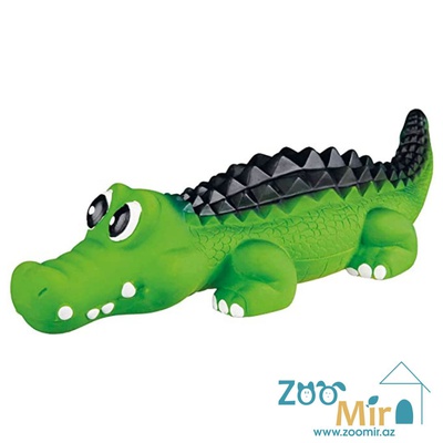 Trixie, игрушка из латекса в форме крокодила с пищалкой для собак, 35 см (цена за 1 игрушку)