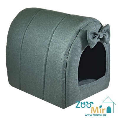 Zoomir “Grey 1” модель "Туннель-Домик" , для мелких пород собак и кошек, 37х34х30 см