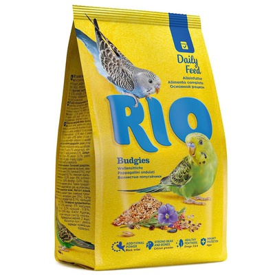 RIO Корм для волнистых попугайчиков, основной рацион, 1 кг