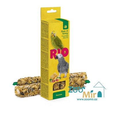 Rio, палочки для попугаев с медом и орехами, 2 шт., 90 гр