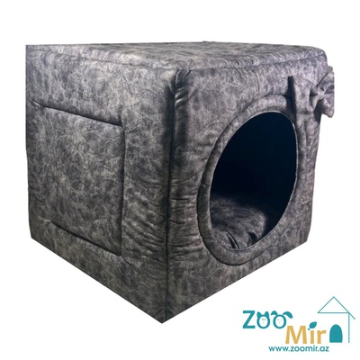 Zoomir, модель "Трансформер" для мелких пород собак и кошек, 36х36х36 см (цвет: мраморный)