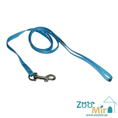 ZooMir, нейлоновый поводок для собак мелких пород и кошек, 120 см (цвет: голубой)