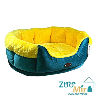 ZooMir “Emerald Yellow” модель "Диван", для мелких пород собак и кошек, 55х50х25 см