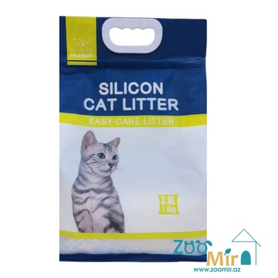 Nunbell Silicon Cat Litter Vanilla, силикагелевый наполнитель, 3.8 л.