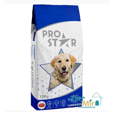 ProStar, сухой корм для взрослых собак всех пород c ягненком, 15 кг (цена за 1 мешок)