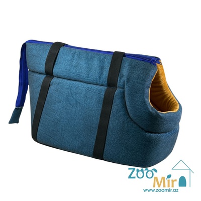 ZooMir, “Sea ​​Wave” сумка-переноска для мелких пород собак и кошек, 40х20х25 см (Размер S)