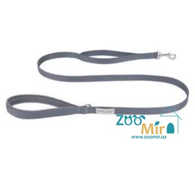 Amiplay Adjustable Leash Easy Fix, регулируемый поводок для собак средних пород, 160-300 х 2 см (размер: М), (цвет: серый)