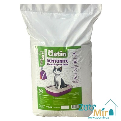 Ostin, натуральный комкающийся наполнитель, для кошек, 18 л