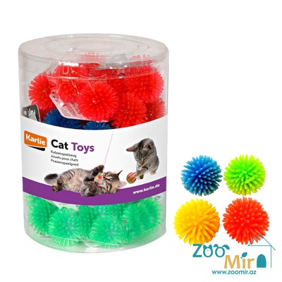 Karlie Cat Toys, игрушка в форме "Мяч ежик", для котят и кошек, 2,5 см (цена за 1 игрушку)