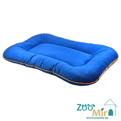 ZooMir, "Blue", лежак-матрасик с кантом для мелких и средних пород собак, 90х60х10 см