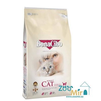 BonaCibo Adult Cat, сухой корм для взрослых кошек с курицей и анчоусами, на развес (цена за 1 кг)