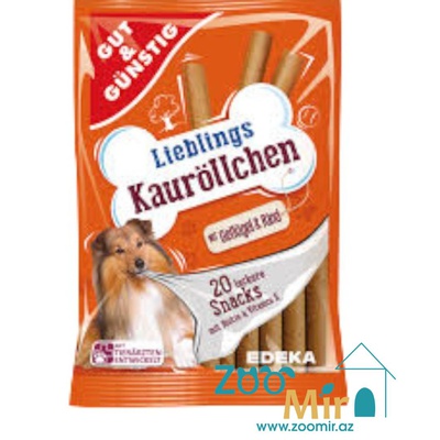 Edeka, лакомство для собак с птицей и говядиной, 200 гр (цена за 1 пачку)