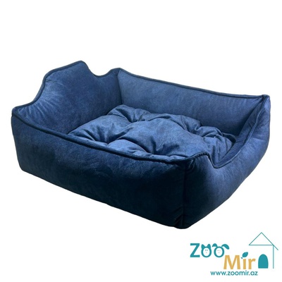 Zoomir, лежак для мелких и средних пород собак, 60х50х18 см (цвет: синий)