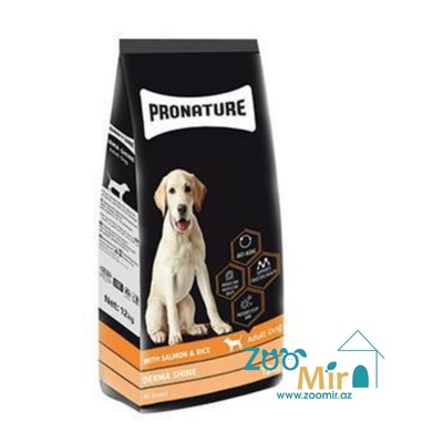Pronature Derma Shine, сухой корм для собак для здоровья кожи и блеска шерсти, с лососем и рисом, на развес (цена за 1 кг)