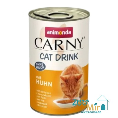 Carny Adult Cat Drink mit Huhn, напиток с кусочками курицы для взрослых кошек, 140 мл