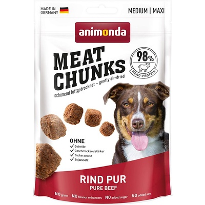 Аnimonda Meat Chunks, лакомство для взрослых собак средних и крупных пород с говядиной, 80 гр