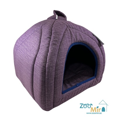 Zoomir, " Purple Day" модель "Купол", домик для мелких пород собак и кошек, 40х35х34 см