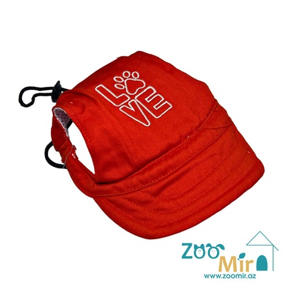 Nunbell, кепка для собак малых и средних пород, 18х15 см (цвет: оранжевый)