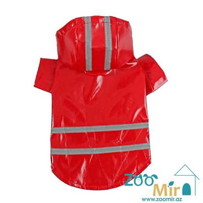 Tu, модель "Red", куртка-дождевик для собак мини пород и кошек, 2,5 - 3 кг (размер М)