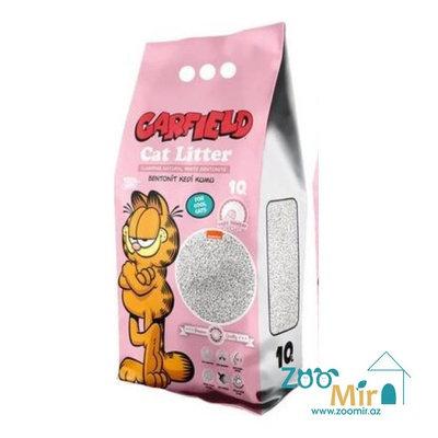 Garfield Cat Litter, натуральный комкующийся наполнитель с ароматом детской пудры, для кошек, 10 л