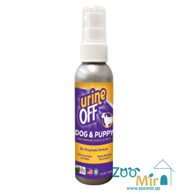 Urine Off Dog & Puppy Formula, средство для устранения запаха собачьей мочи и удаления пятен