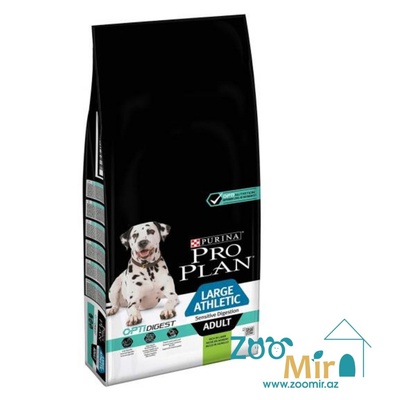 Purina Pro Plan, сухой корм для взрослых собак крупных пород с атлетическим телосложением с ягненком и рисом, 14 кг (цена за 1 мешок)