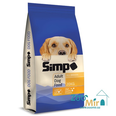 Simpo, сухой корм для взрослых собак с ягненком, 20 кг (цена за 1 мешок)