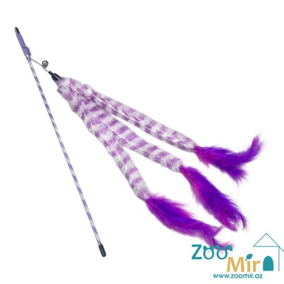 PawStives, игрушка дразнилка, удочка с хвостиками и колокольчиком (цена за 1 игрушку)