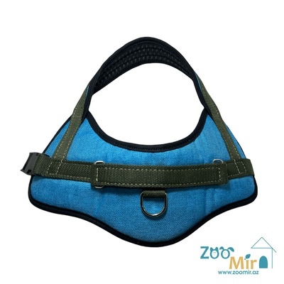 ZooMir, шлейка-жилетка для собак средних пород, цвет: синий (размер S)