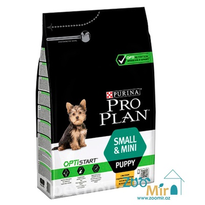 Purina Pro Plan, сухой корм для щенков малых и карликовых пород с курицей и рисом, 400 гр (цена за 1 пакет)
