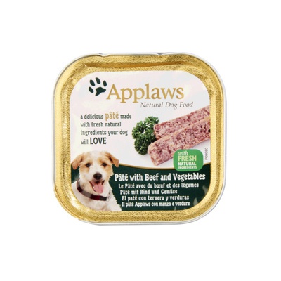 Applaws Natural Dog Food, консервы  для собак с говядиной и овощами, 150 гр
