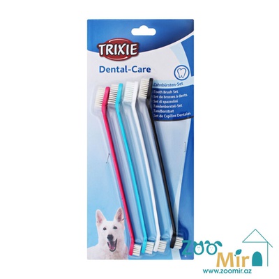 Trixie, набор зубных щеток, для собак (в наборе 4 щетки)