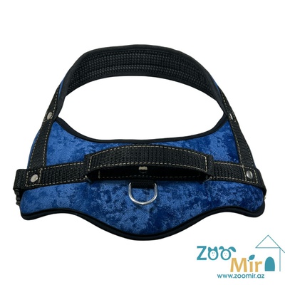 ZooMir, шлейка-жилетка для собак средних пород, цвет: синий (размер M)