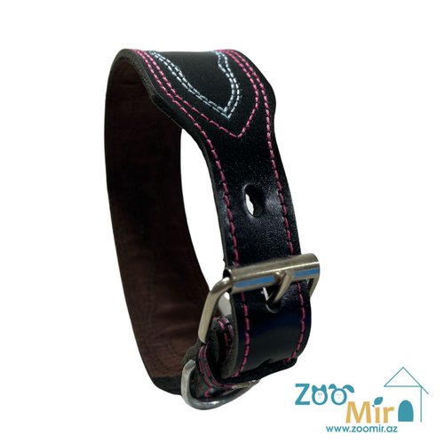 Zoomir, ошейник для средних пород собак, 58 см. (цвет: черный)