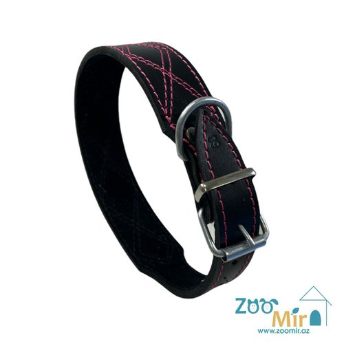 Zoomir, ошейник для средних пород собак, 60 см. (цвет: черный)
