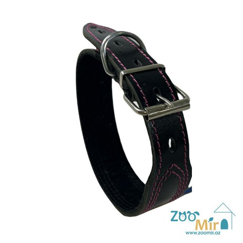 Zoomir, ошейник для средних пород собак, 57 см. (цвет: черный)