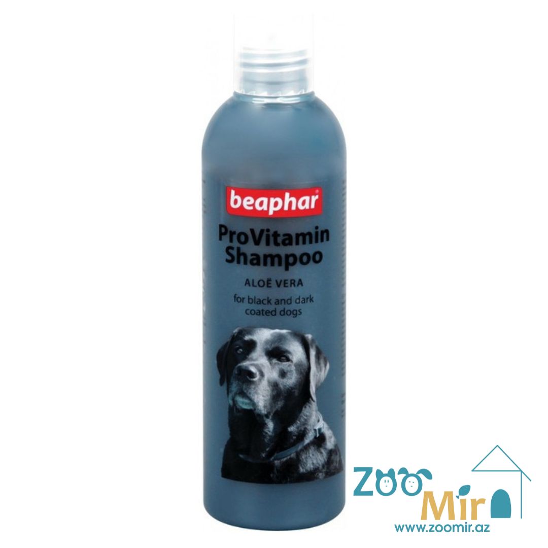 Beaphar Pro Vitamin Shampoo Black Aloe Vera, шампунь для собак с темным и черным окрасом, 250 мл