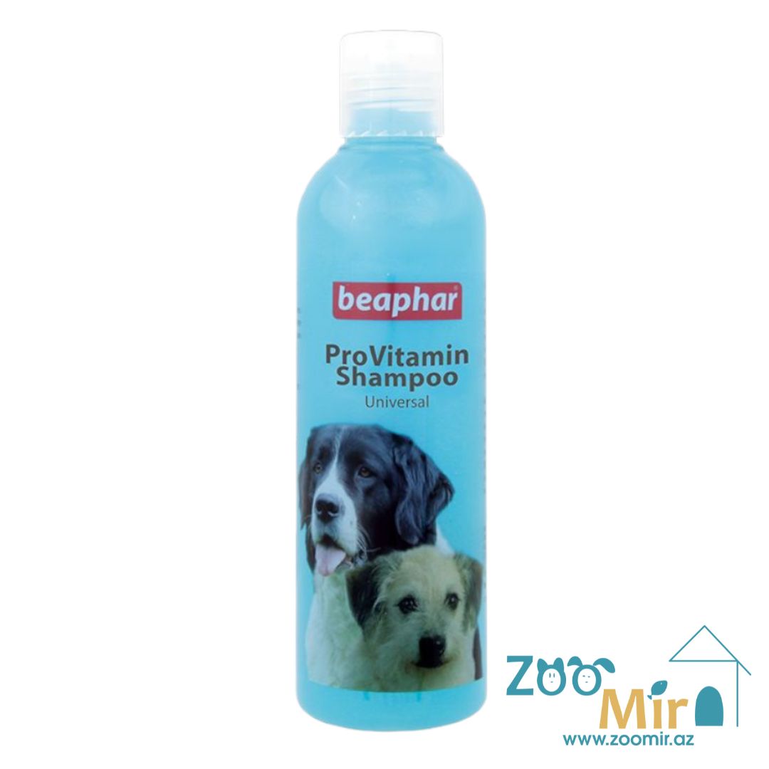 Beaphar Pro Vitamin Shampoo, универсальный провитаминный шампунь специально создан для ухода за шерстью собак всех пород, 250 мл