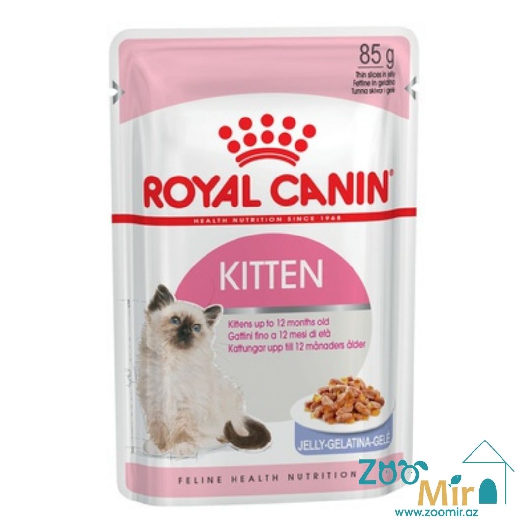 Royal Canin Kitten, влажный корм для котят в возрасте до 12 месяцев (желе), 85 гр