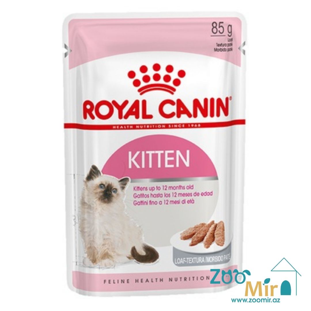 Royal Canin Kitten, влажный корм для котят в возрасте до 12 месяцев (паштет), 85 гр