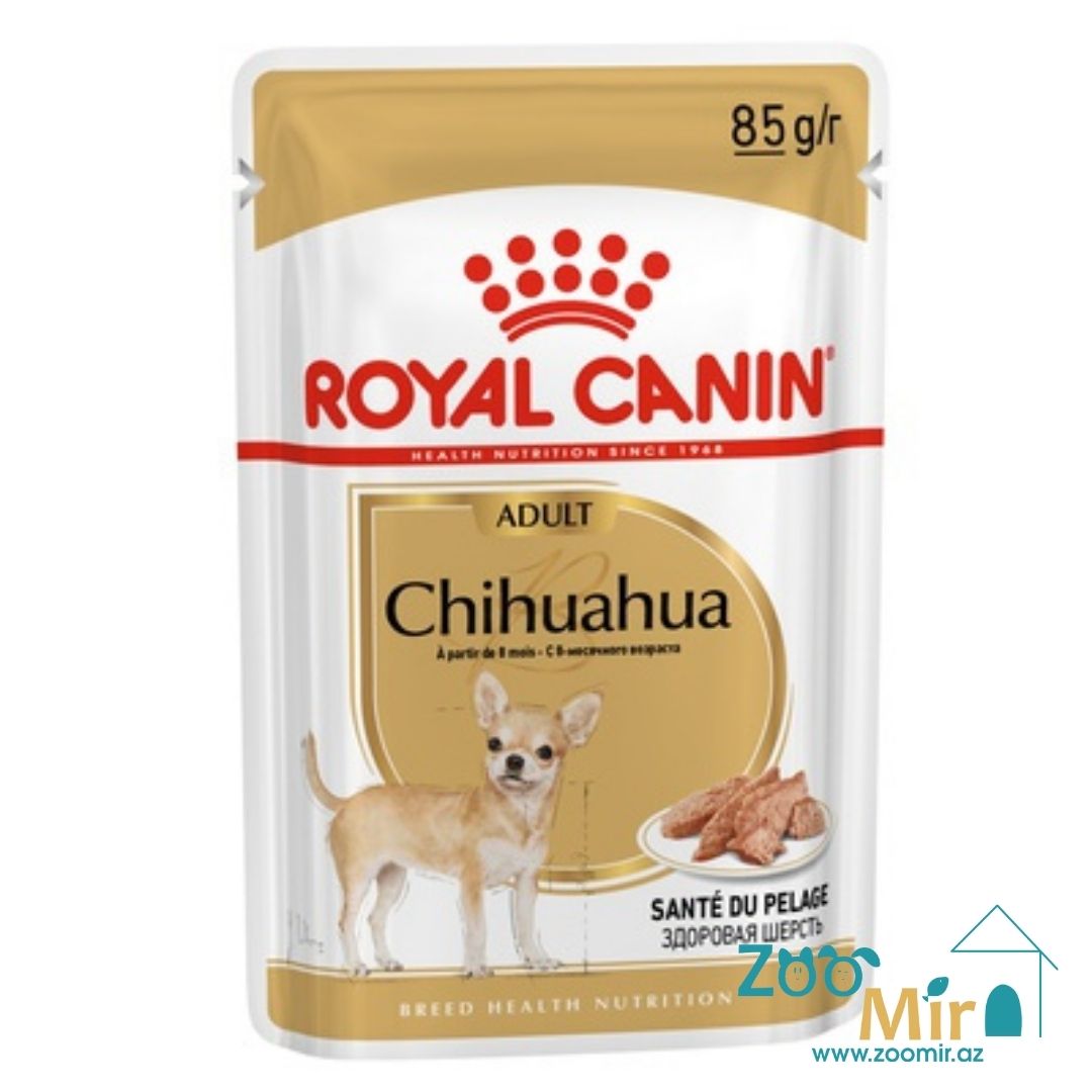 Royal Canin Chihuahua, влажный корм для взрослых собак чихуахуа, 85 гр.