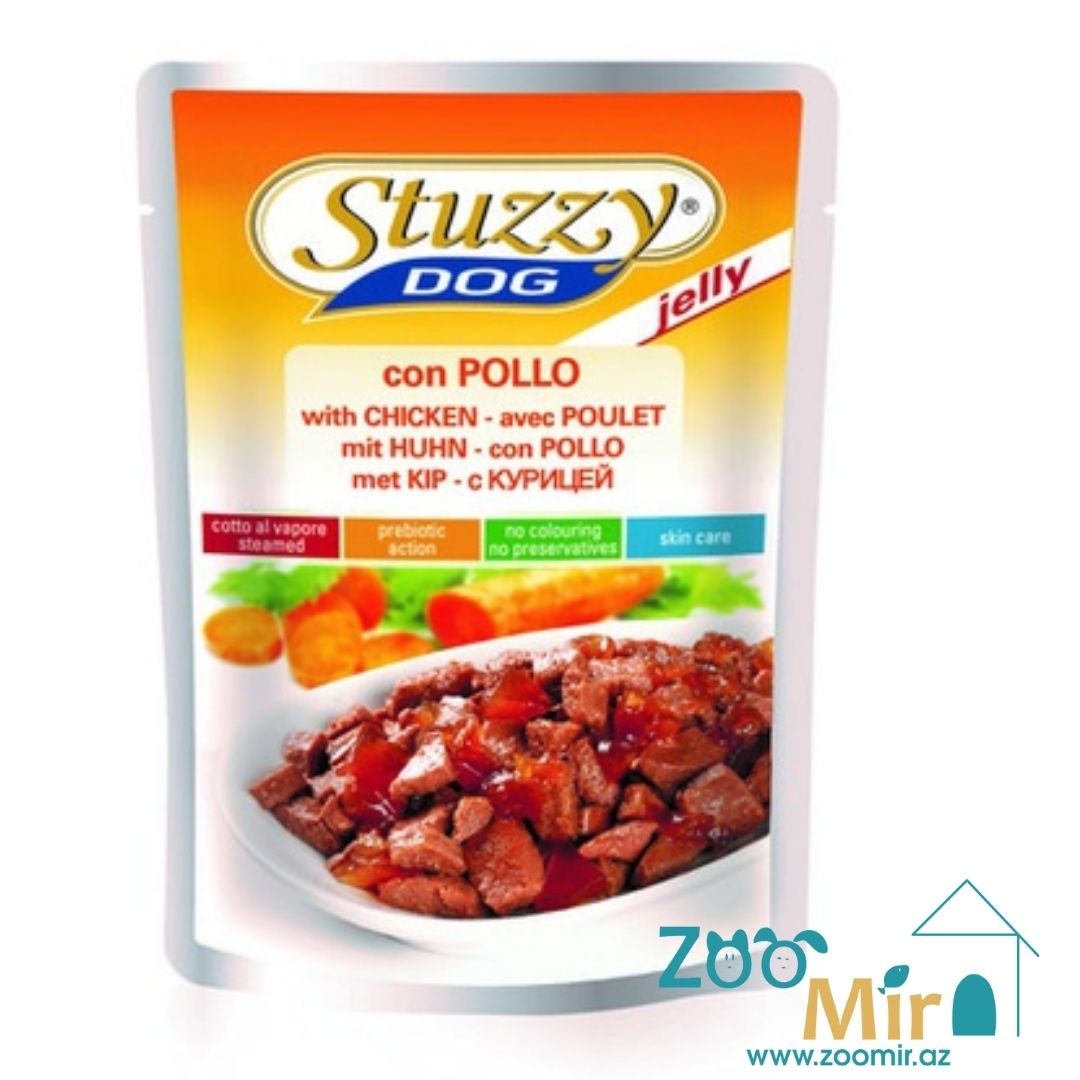 Stuzzy, влажный корм для собак с курицей в желе, 100 гр