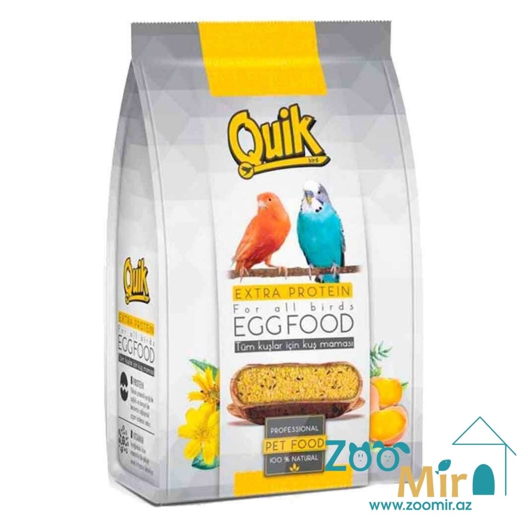 Quik Extra Protein Egg Food, витаминная кормовая добавка для всех видов мелких и волнистых попугаев, 100 гр (цена за 1 пакет)