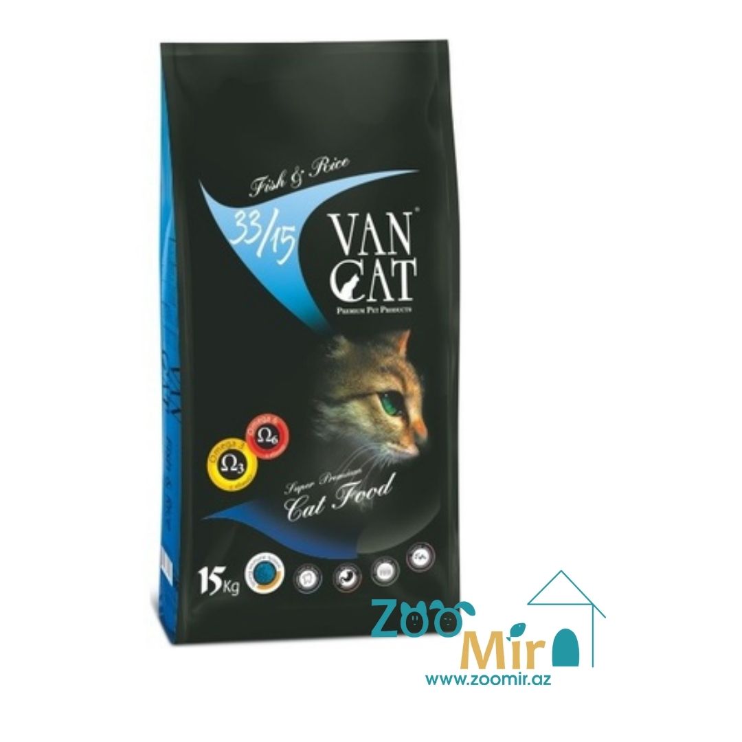Van Cat, сухой корм для кошек с рыбой и рисом, на развес (цена за 1 кг)